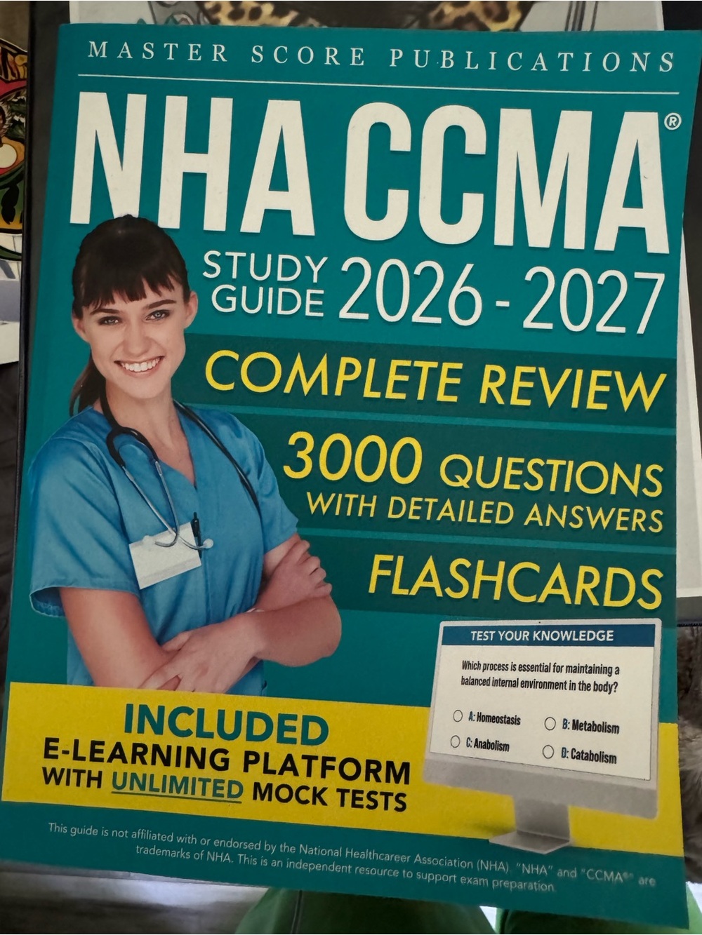 NHA CCMA Study Guide 2026-2027 - Teal Cover